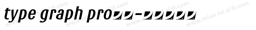 type graph pro字体字体转换